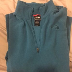 Men’s North Face 1/4 zip fleece pull over